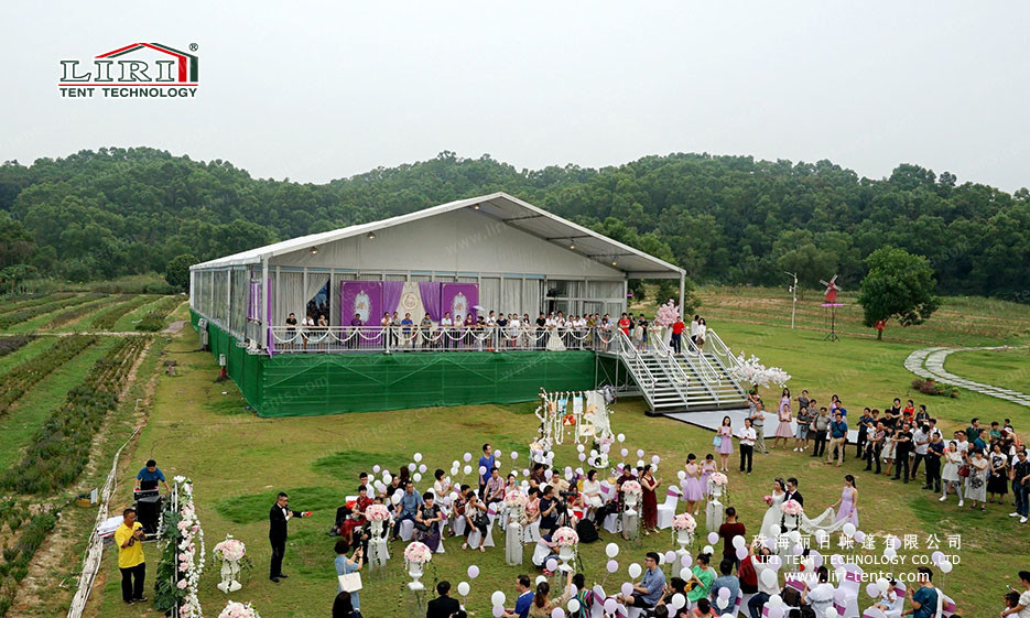 Aluminum And PVC Frame PVC Hajj Tent / Multi - Functional Structure Ramadan Tent