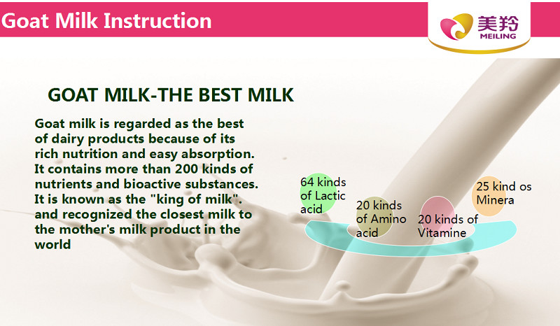 HACCP 6 Months 800gm Baby Formula Goat Milk Powder