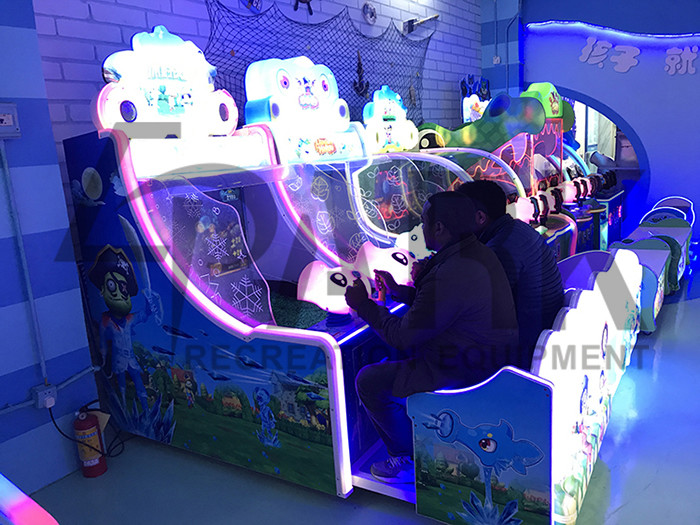 3D Visual Effects Amusement Game Machines Water Playing Game Double Gun