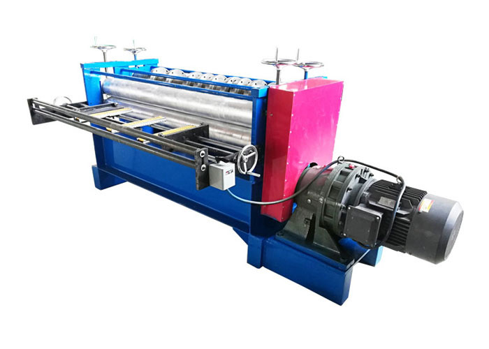 Blue Color Steel Shearing Machine , 9 Blades Sheet Shearing Machine Weight 1000KG
