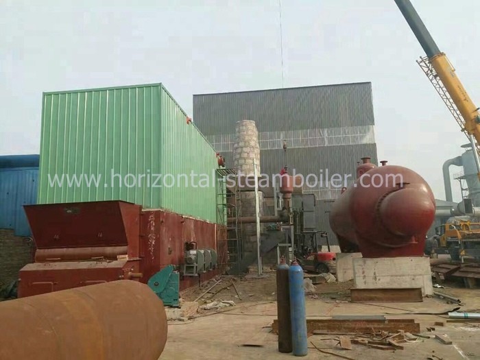 Coal Fired Horizontal Oil Boiler System Low Pollution Emission SGS Certification