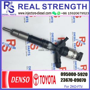Common Rail Injector 23670-30110 095000-6180 095000-5920 for Diesel Engine 1KD
