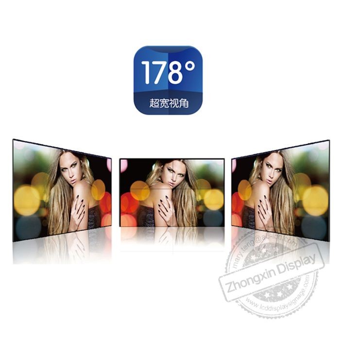 46 Inch 3.5mm bezel Seamless LCD Video wall display for Event Advertising and Commercial Exhibition 1.8mm