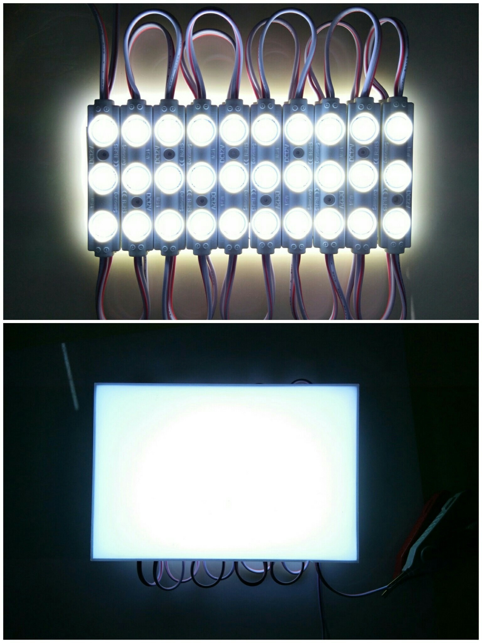 150LM 1.5W Injection LED Strip Module Light Advertising Lighting Box Source 5730