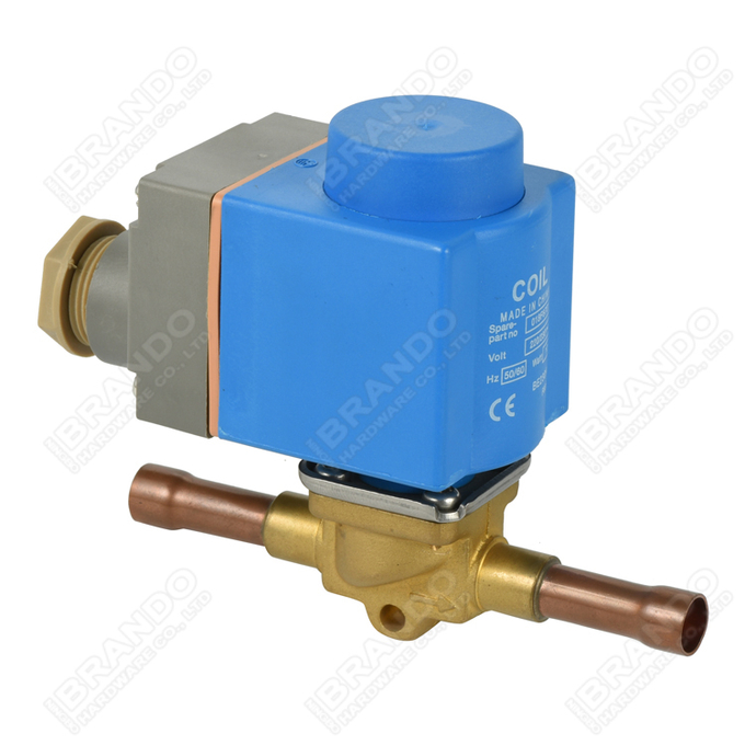 GBC 35s 1 3/8'' Danfoss Type Refrigeration Ball Valve With Access Port 009L7567 2