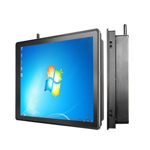 19 inch Thin Comercial Front Open Frame Embedded Ip65 All in One Workshop Wall