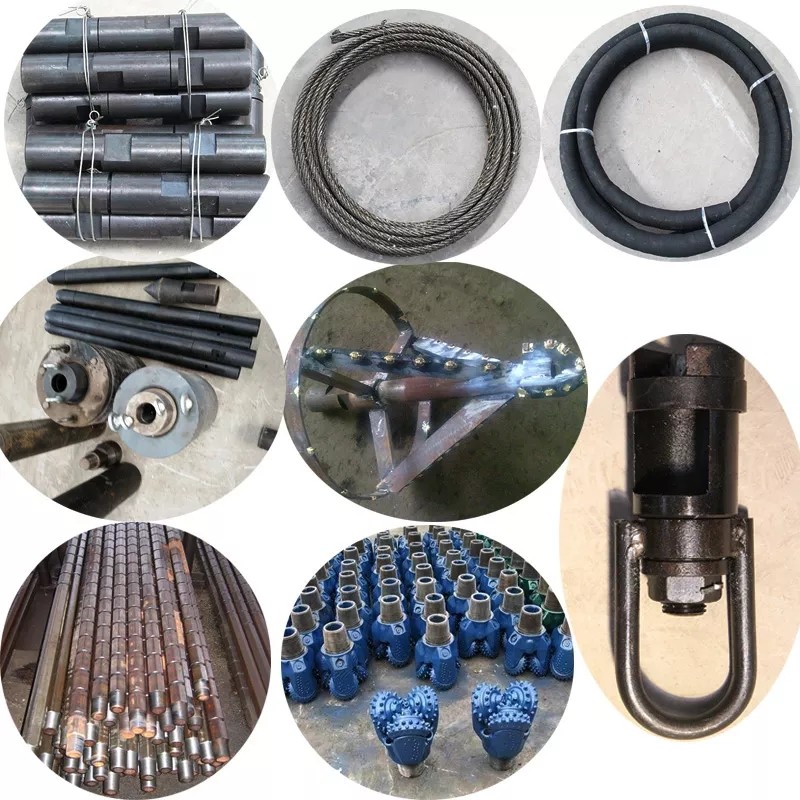 Durable Small Crawler Mounted Drill Rig Rotary Water Well Drilling Equipment