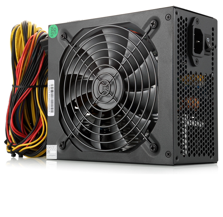 Brand new ATX Gold Minging Power Supply 1600w 1800w Support 8 GPU PSU