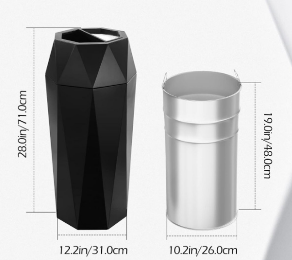 Quality Round Shape Custom Trash Can with Sensor Lid for Easy Cleaning and Household Use for sale