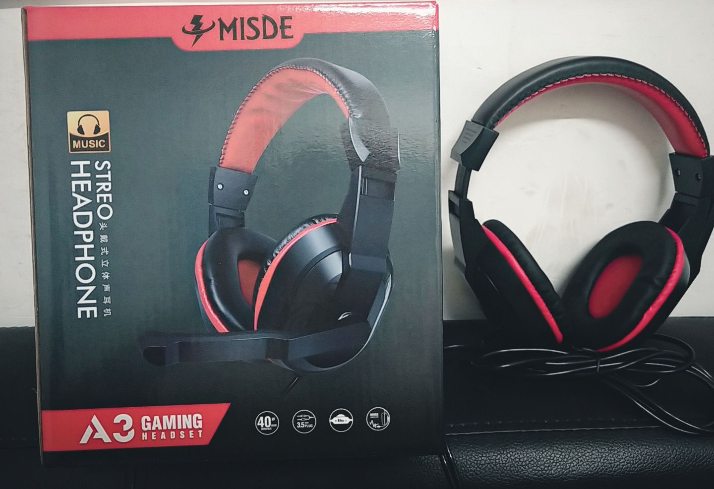 Unisex A3 Headset Desktop Laptop Office Dedicated Wired USB Headset