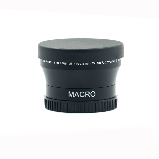 40.5mm 0.45 X Wide Angle Converter , Universal HD Ultra Wide Angle Lens