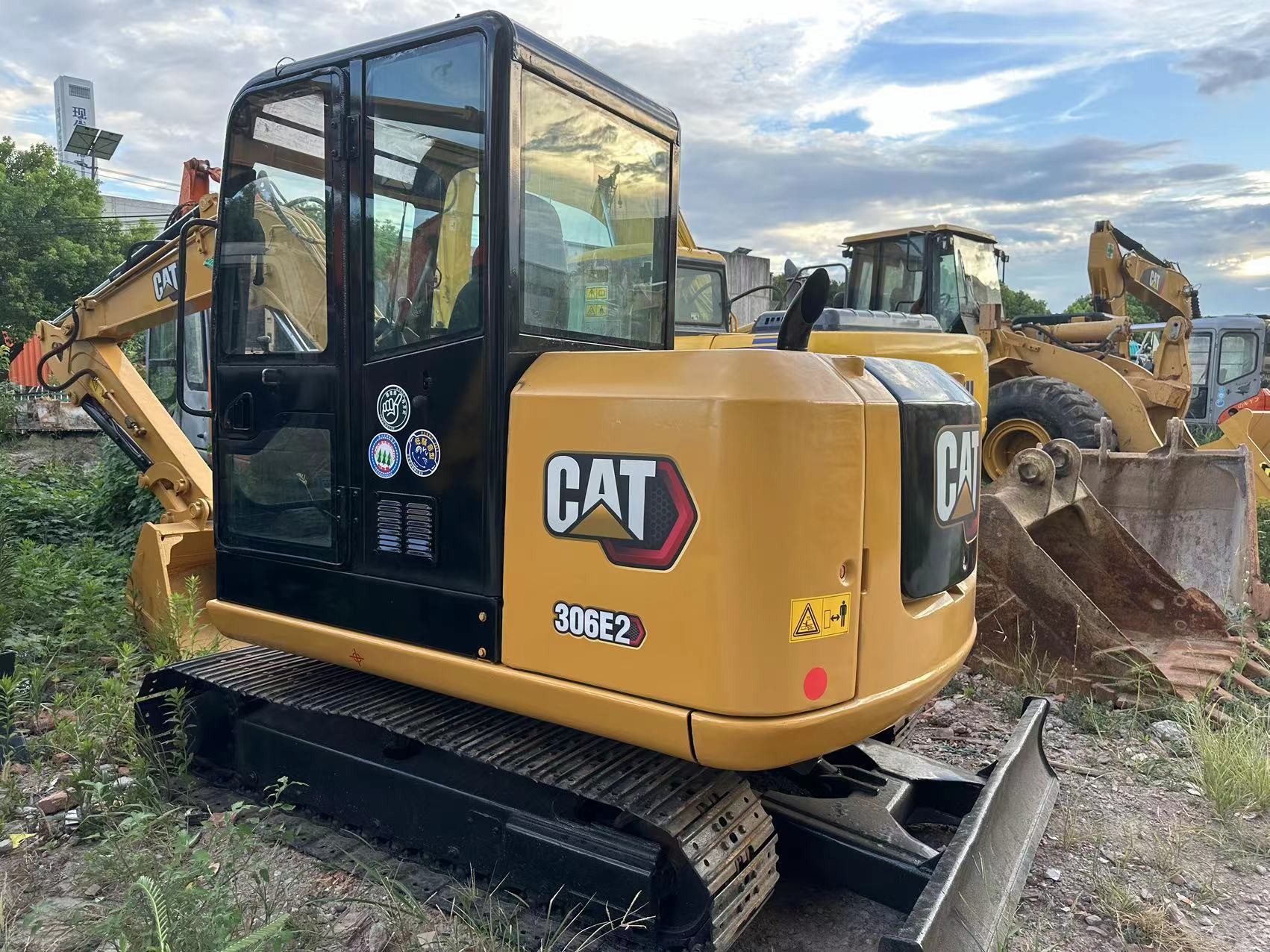 Used CAT 306E2 mini Excavator 0.22m³ Bucket Capacity Excellent Condition