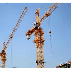 Building Site 16t 70 Meters Construction Tower Crane Rust Resistant
