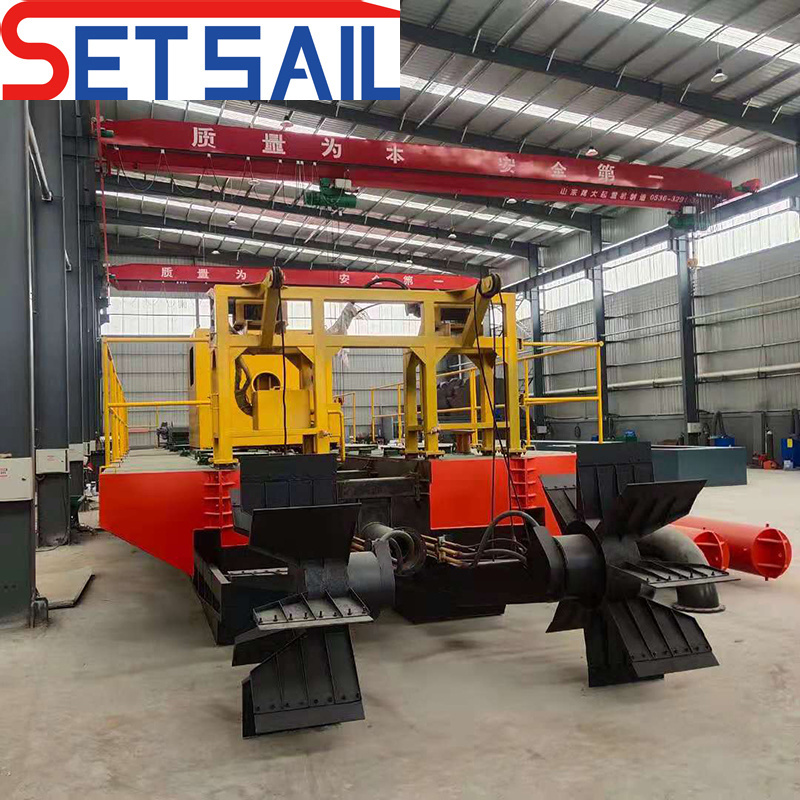Trailing Hopper Suction Mud Dredger with Booster Station
