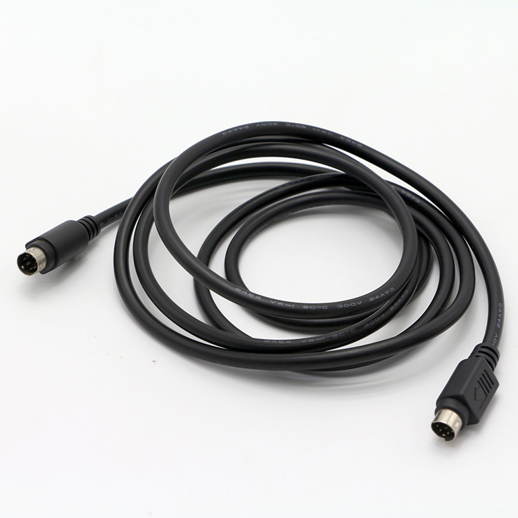 Customization 1m 2m 3m Male to Male Female 6 Pin Mini DIN Extension Cable