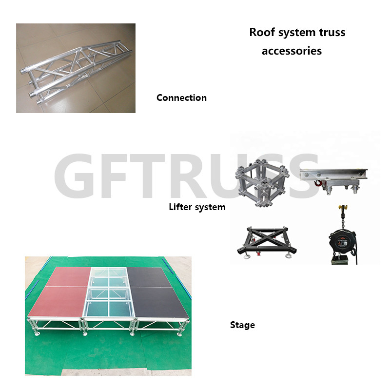 Exhibition Lighting 6061-T6 400mm Aluminum Spigot Truss