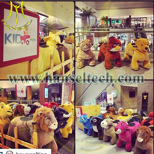 Hansel amusement park walking dinosaur rides for kids and amusement rides in guangdong