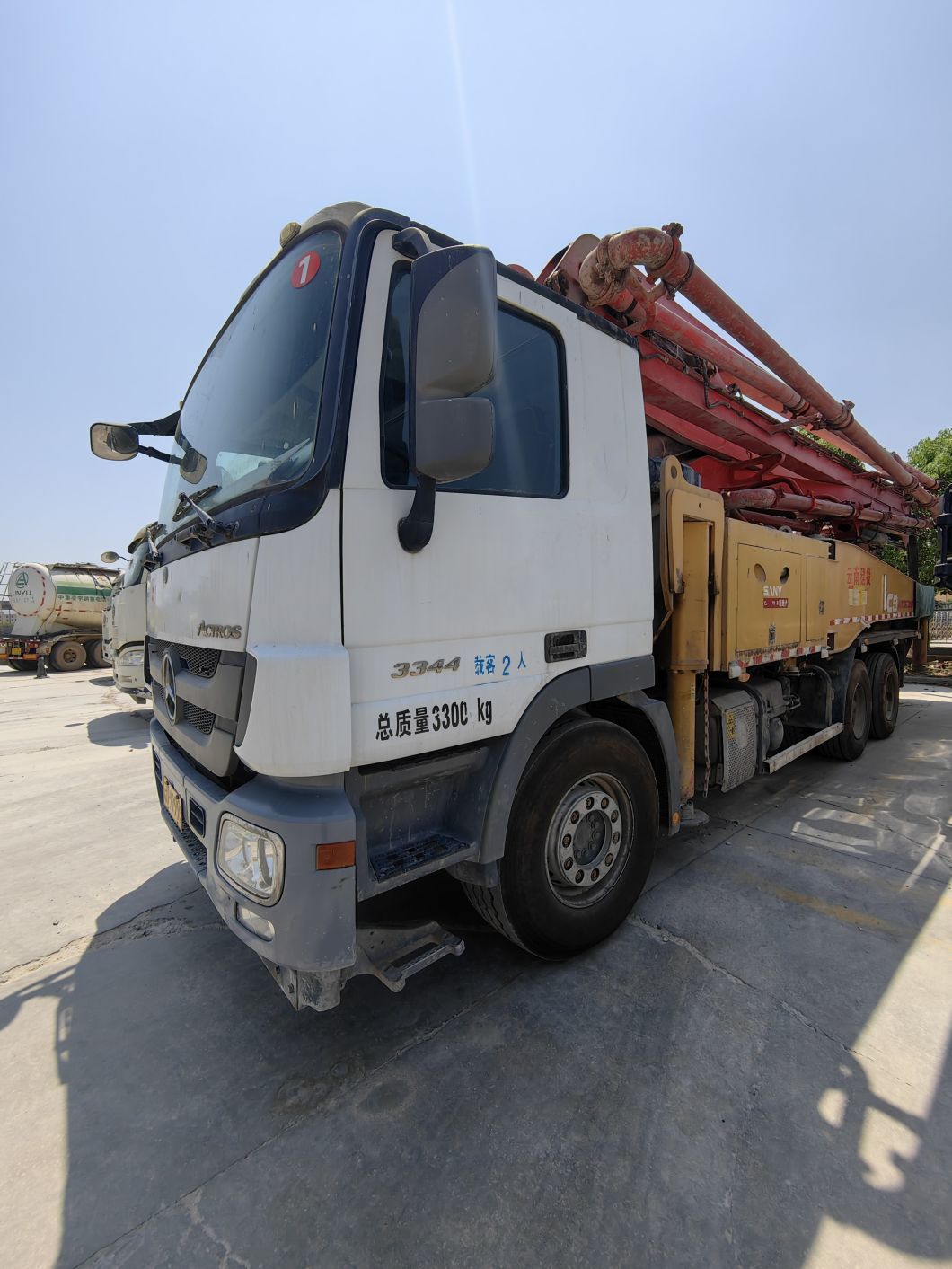 Concrete Pump Truck 49m Used Heavy Quipment Truck Concrete Pump Mercedes Benz Truck Price