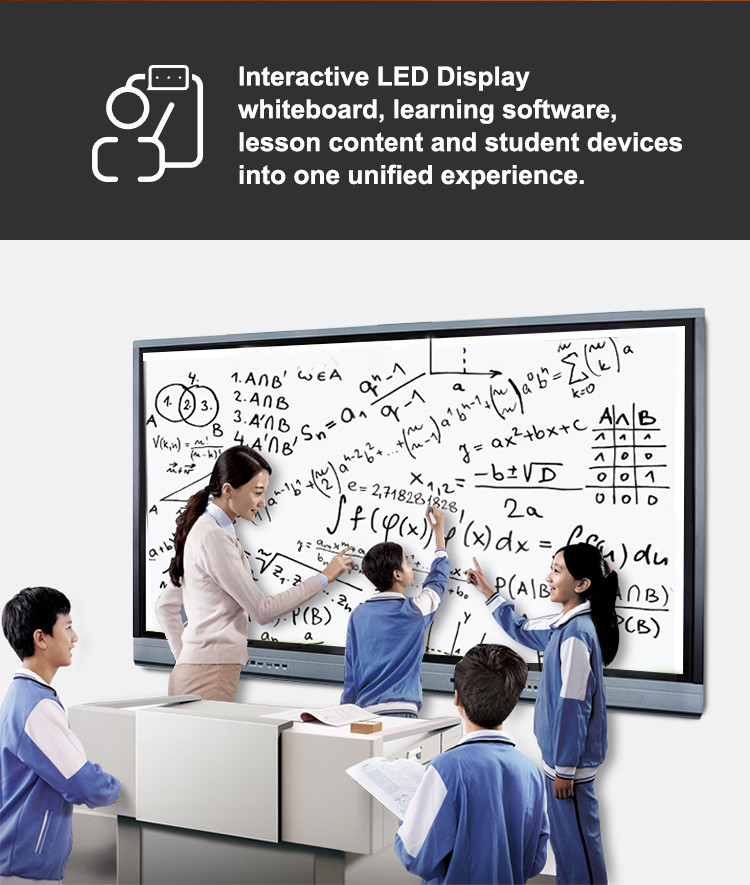 OPS Digital Smart Board For Teaching 10 Touch Points 350cd/M2 Brightness