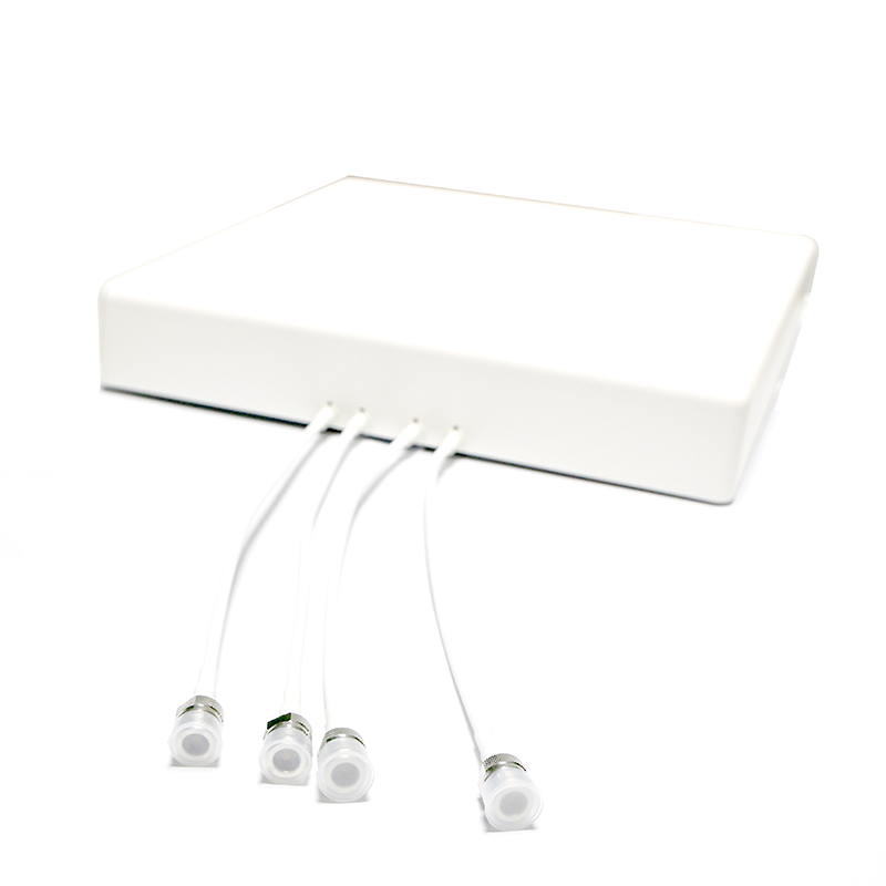 VSWR 1.5 Feed Omnidirectional 4G Router 4x4 MIMO 5G Antenna with L-Bracket Mounting