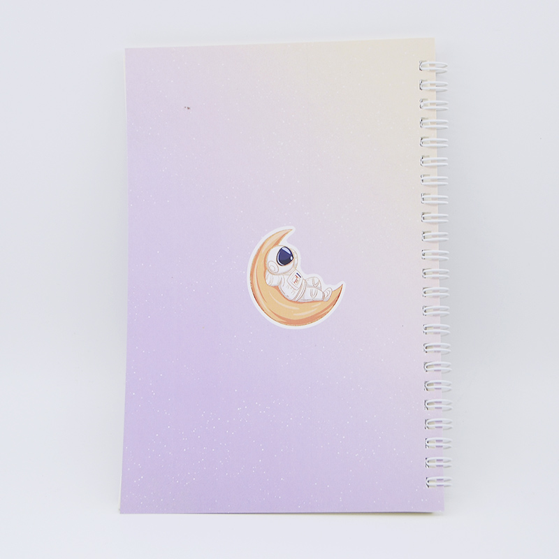 Pink Hard Cover A5 Custom Printing Notebook with Weekly Daily Planner and Paper Material