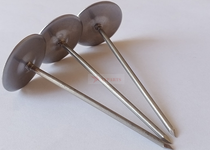 3" Stainless Steel Quilting Pins 12ga With Self Lock Washers To Fasten Blanket Or Removable Pad