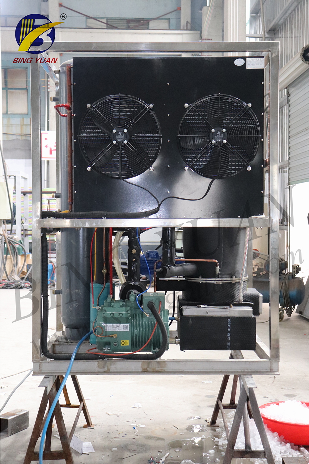 Customized, Popular Tube ice maker , Daily Capacity 8Ton Tube Ice Machine
