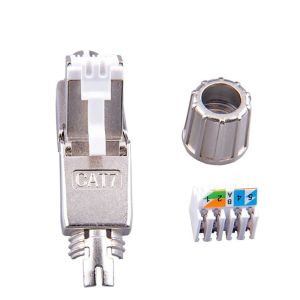 RJ45 Network Modular Plugs Cat.6 Cat6A Cat7 Shielded Connectors 8P8C High Speed