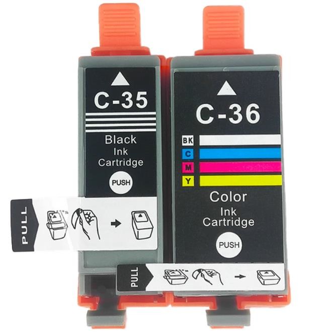 Printer Cartridge Pgi-35 Cli36 Canon Tr150 Ip100b IP1 10 Mini260 Consumables