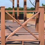 Fire Retardant WPC Hand Railing Design Eco Friendly Modern And Stylish