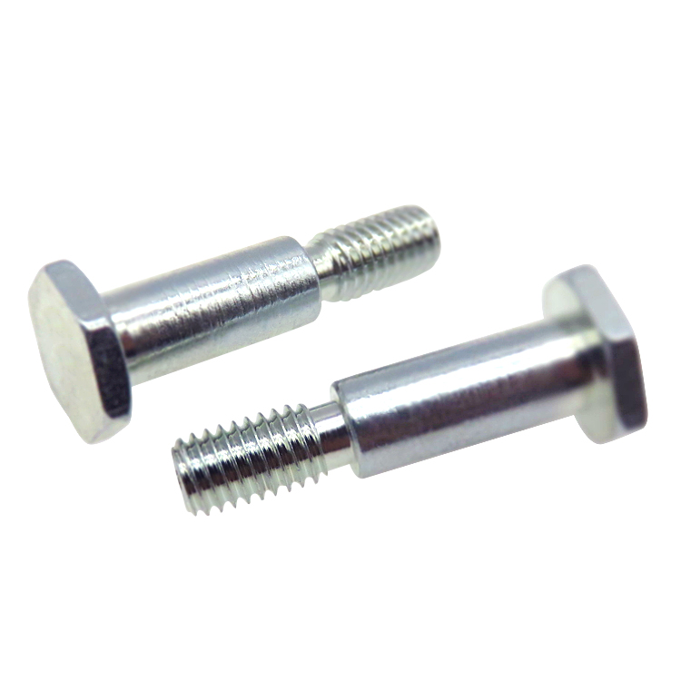 Customizable Stainless Steel Hexagon Head Shoulder Bolt With Zinc Finish