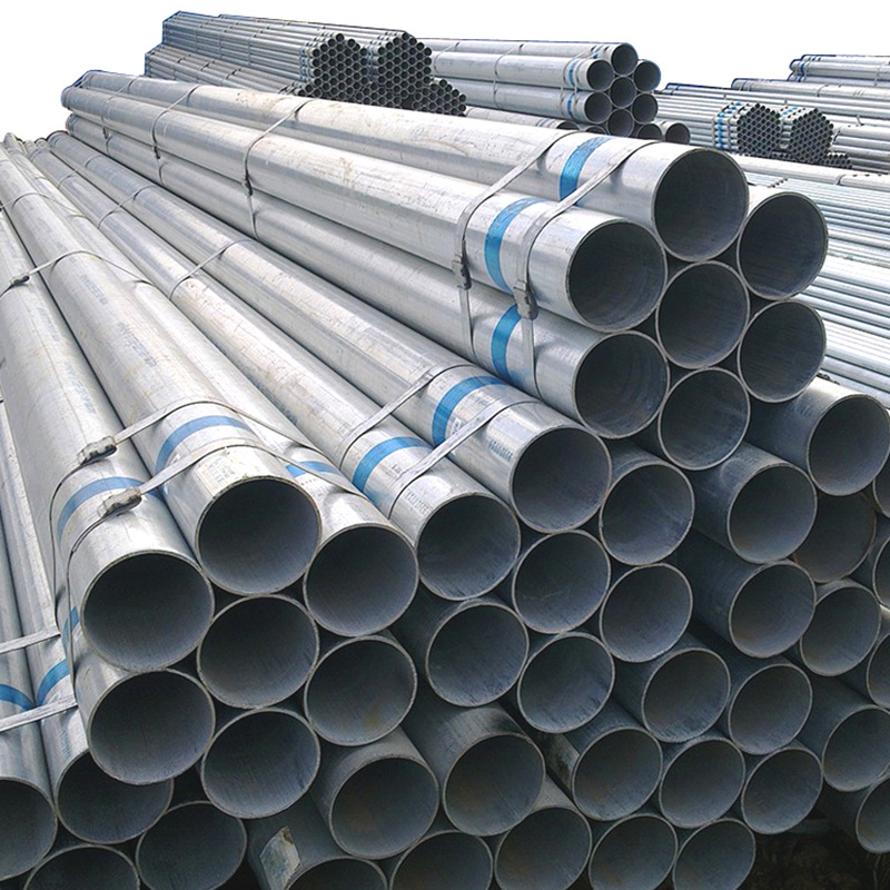 Galvanized Welded Steel Pipe ASTM DIN GB JIS Seamless Coated Pipe for Custom Length Services