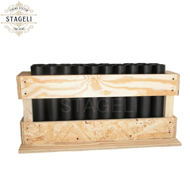 Versatile Wooden Fireworks Frame Racks Display Mortar Racks