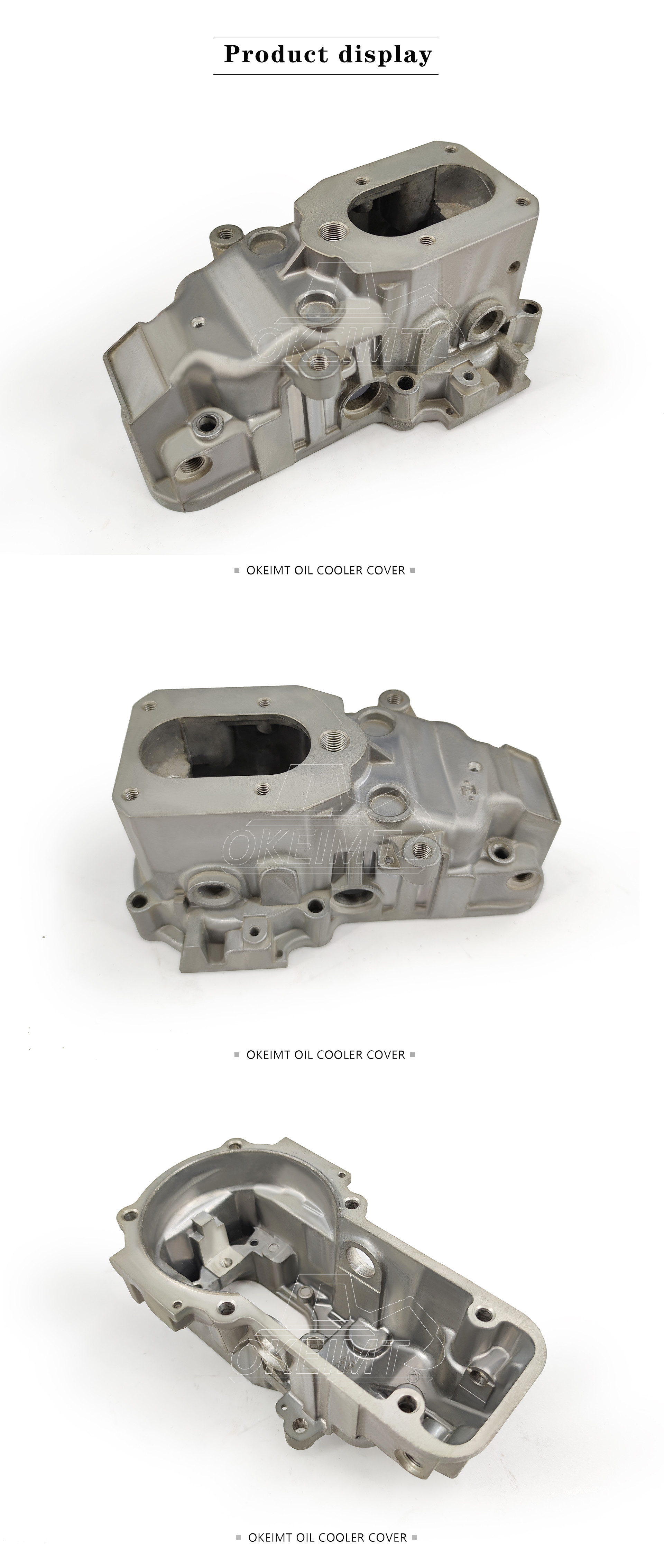 OKEIMT Excavator Engine Parts Diesel Pump Back Cover 6D16SK