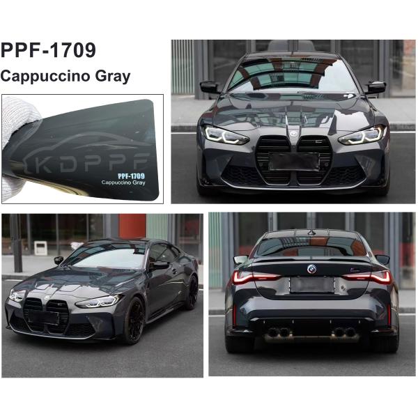 60inchx53ft Cappuccino Gray Color Paint Protection Film Anti Stain Color