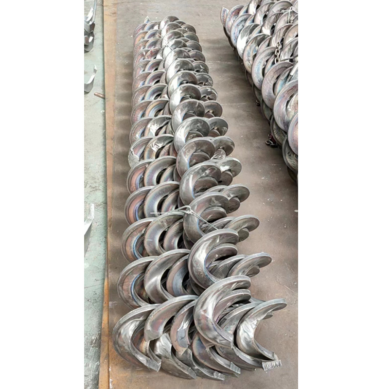 OEM Custom Sludge Spiral Shaftless Screw Conveyor in Wastewater Treatment Industry