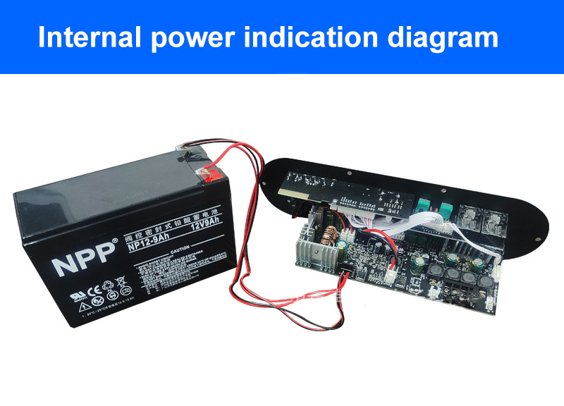 D1000 2.1 Channel Subwoofer Digital Amplifier Board 50W+50W+100W 12v Home Power Amplifier High/Low Tone Rechargeable
