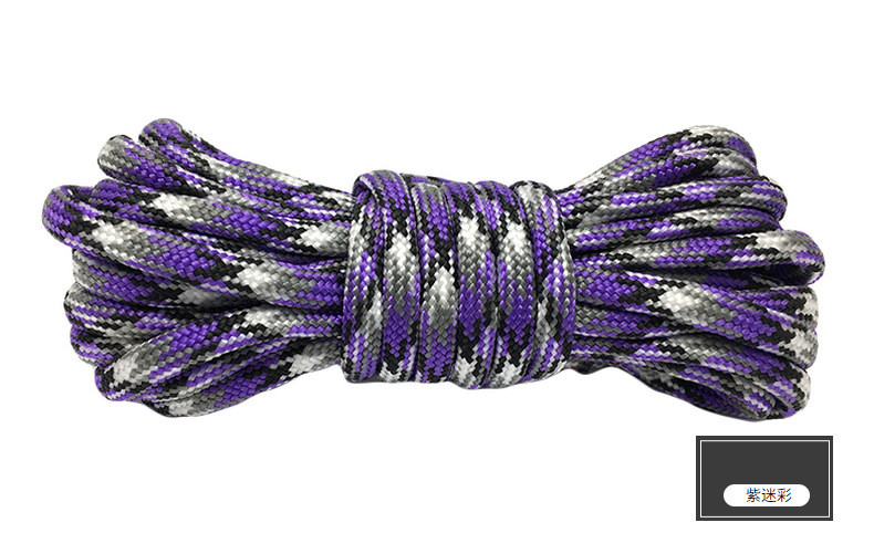 Colorful Orange Nylon Rope ISO9001 Double Braided Polyester Rope