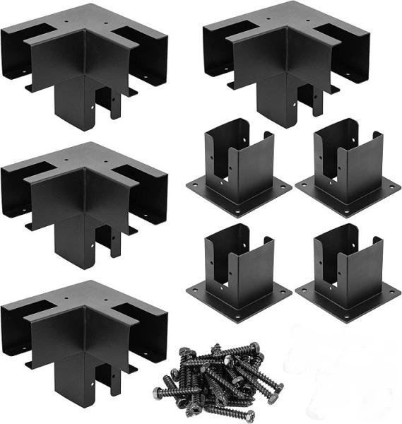 Stamping Punching Bending Process 90 Degree Right Angle Brackets for Outdoor