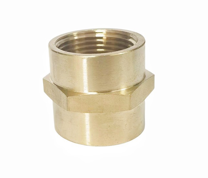 OEM Brass Air Hose Fittings Male Hex Nipple 1/2 Inch NPT X 1/2 Inch NPT