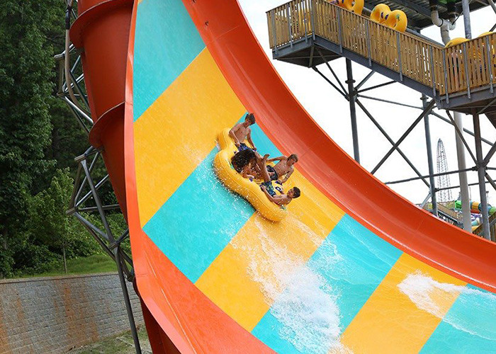Ashland Gelcoat Big Water Slides , Adult Water Slide 400 Riders/H Capacity