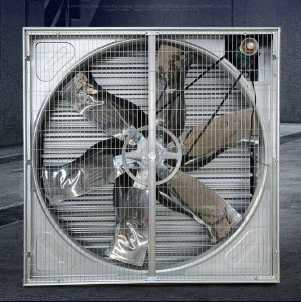 1380x1380mm Galvanized Steel Sheets Exhaust Fans Agriculture Small Greenhouse
