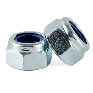 M16 CL 8 Galvanized Nylon Lock Nuts DIN6924