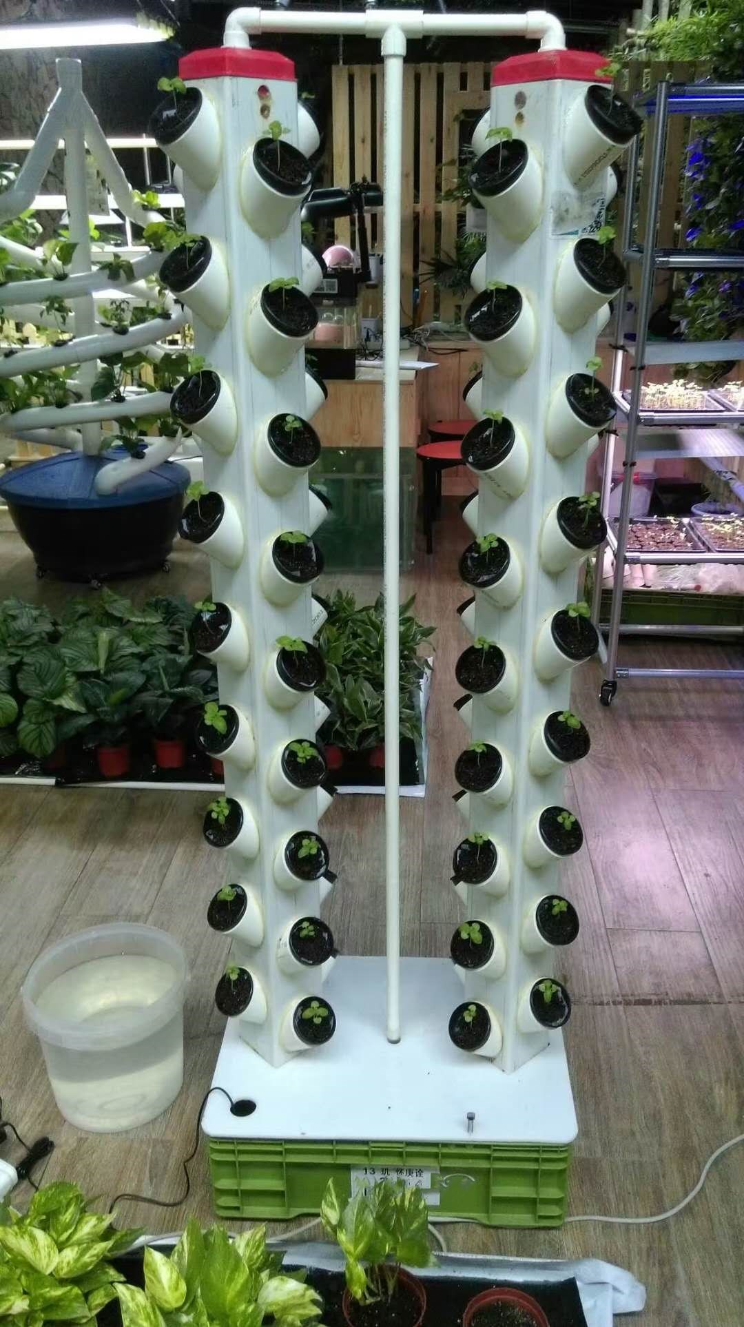 Agricultural Greenhouse Super Growtower Hydroponic Grow Systems Planting System