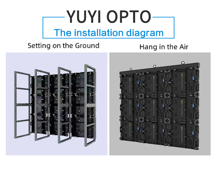 High Definition Rental LED Video Wall P3.91 P4.81 Indoor LED Screen Panel For Nightclub