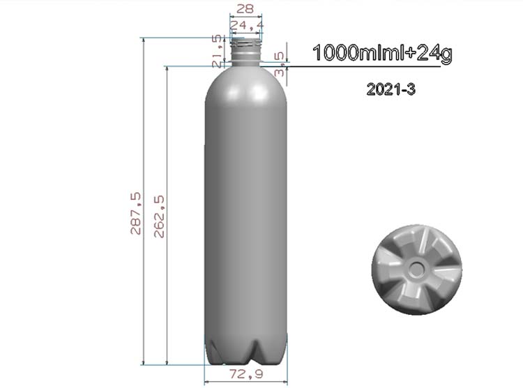 Online Support Semi-auto Plastic Drinking Water Bottle Blowing Machine for Production