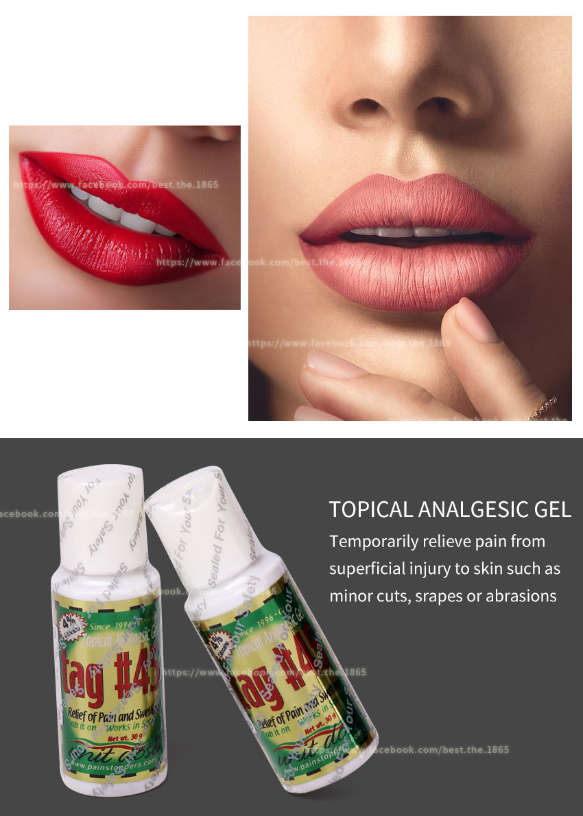 Microneedling TAG#45 Numbing Gel Tattoo Anesthetic Instant Pain Relief Gel 10g