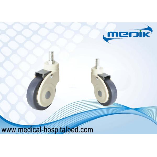 Quality 3" Wheel Swivel Casters Wheelchair Casters With Single Brake Design for sale