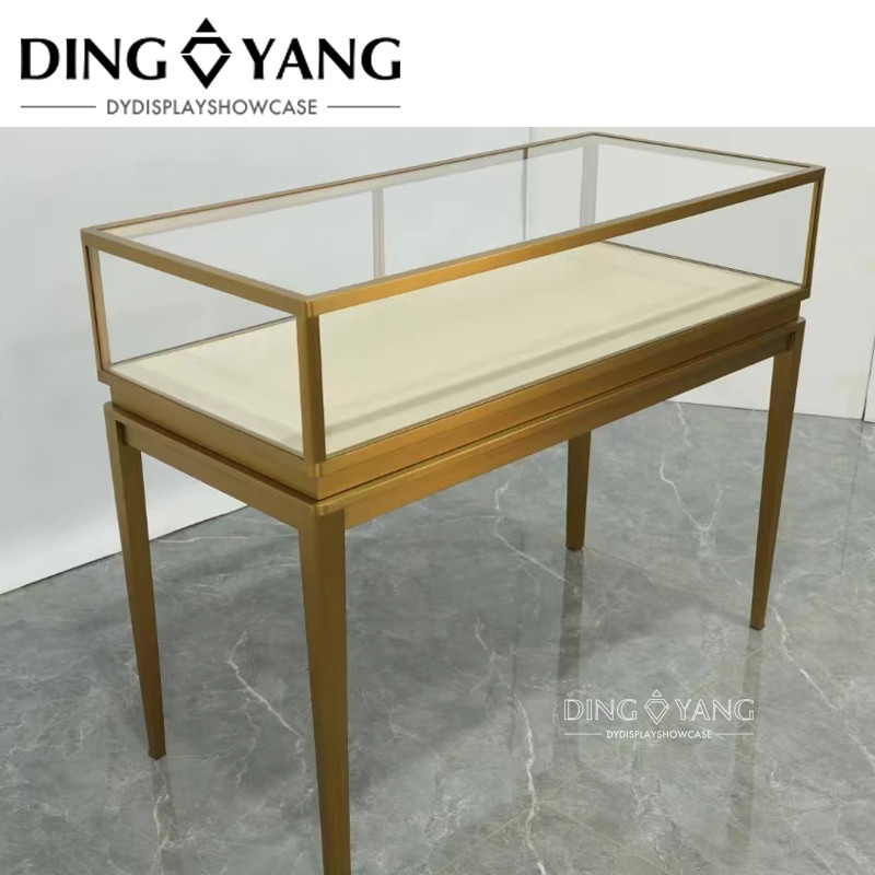 Factory Wholesale Custom Made High End Fashion Jewellery Table Display Counter With Company Brand Logo