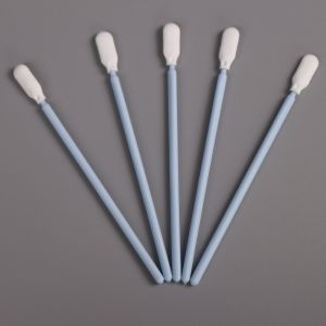 Autoclavable Cleanroom Swab Double Layer Polyester Microfiber Swabs